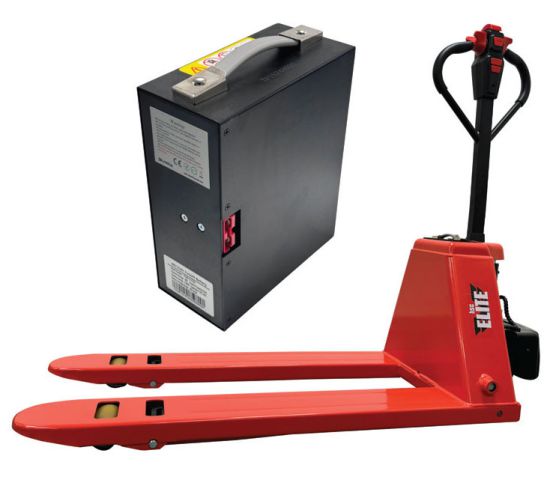Elite 2000kg Capacity Full Electric Rechargeable Battery Pallet Truck c/w Extra Battery E2000PTEPEB