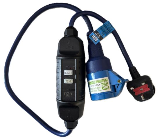 Elite 240 Volt Inline RCD 13 Amp Plug & 16 Amp Coupler RCD12.51316
